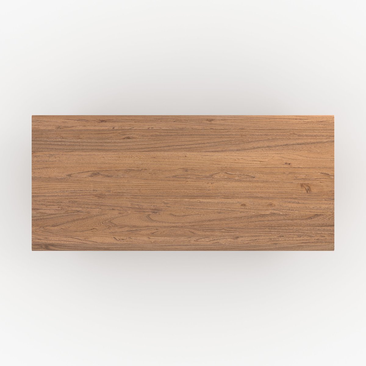 Table rectangulaire en bois d'orme 8 personnes - ALBANE marron, MAISON PAVANE
