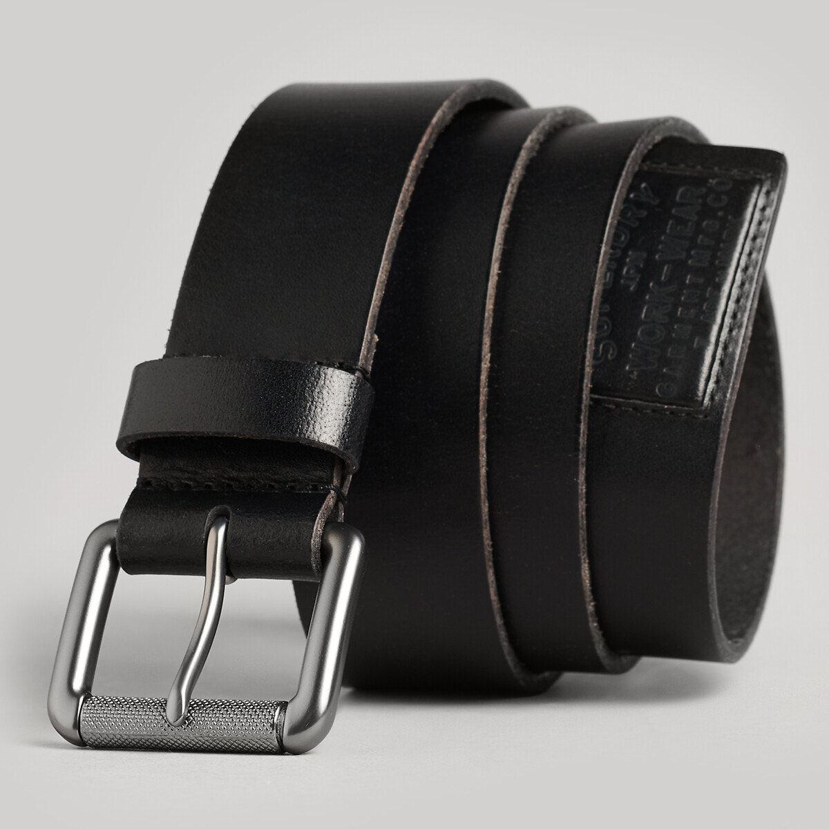Ceinture Badgeman noir, SUPERDRY