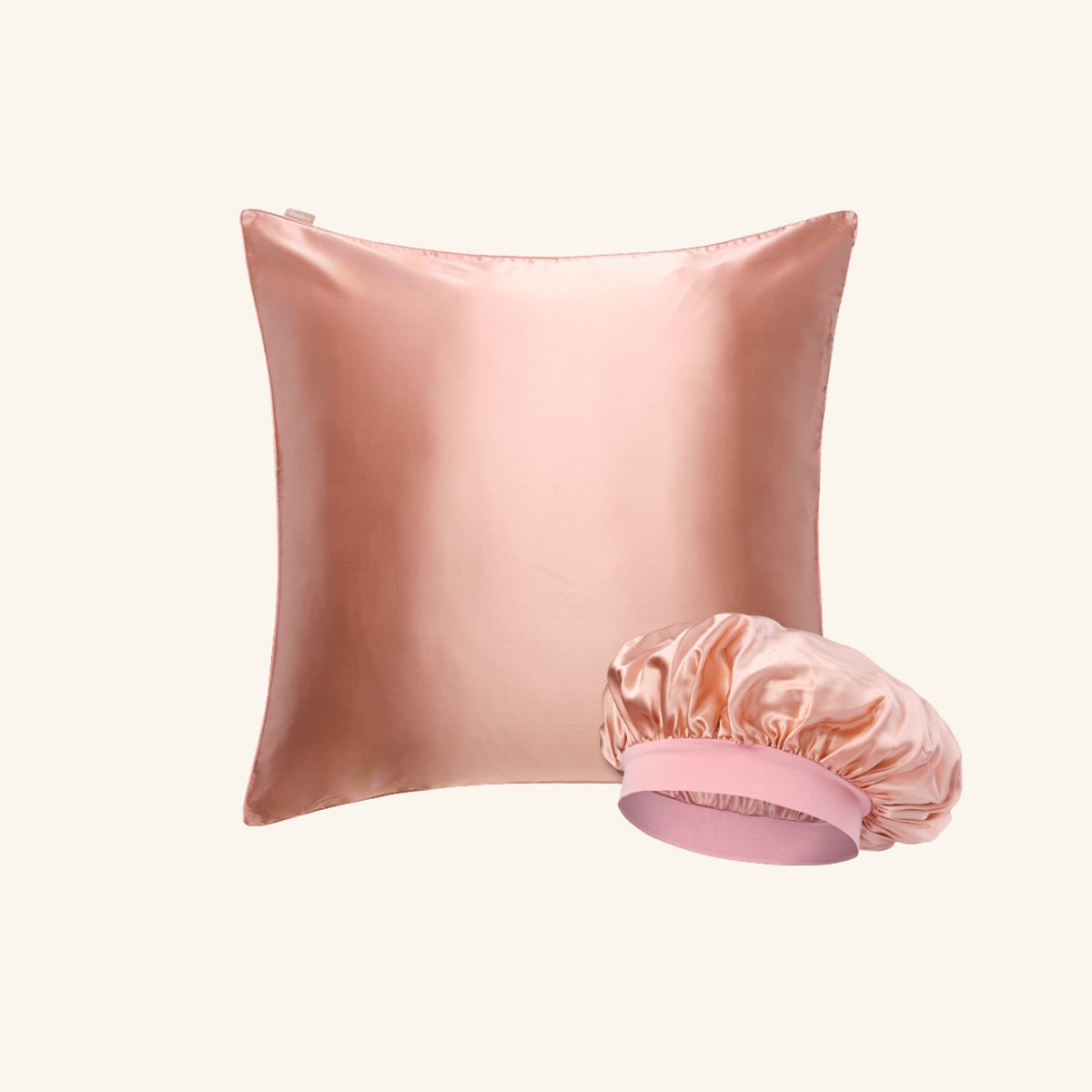 Pack cheveux - Taie en 100% soie et bonnet de nuit bleu nuit, EMILY'S PILLOW