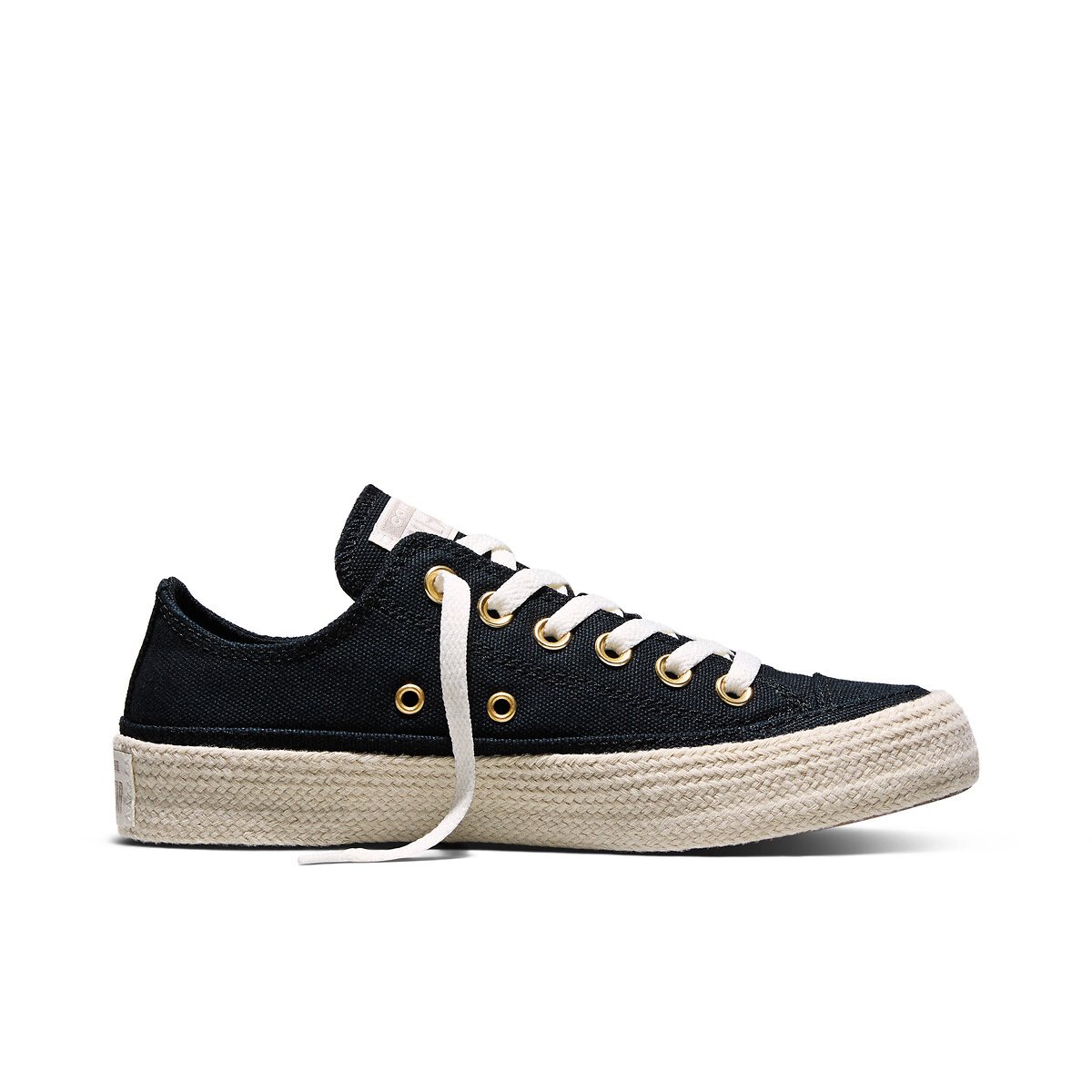 Baskets CHUCK TAYLOR ALL STAR ESPADRILLE CANVAS noir, CONVERSE