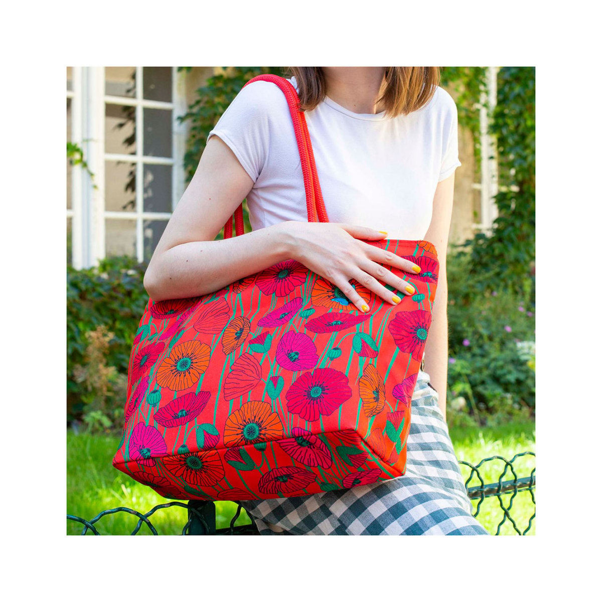 Sac cabas  My Daily Bag coquelicots, PYLONES