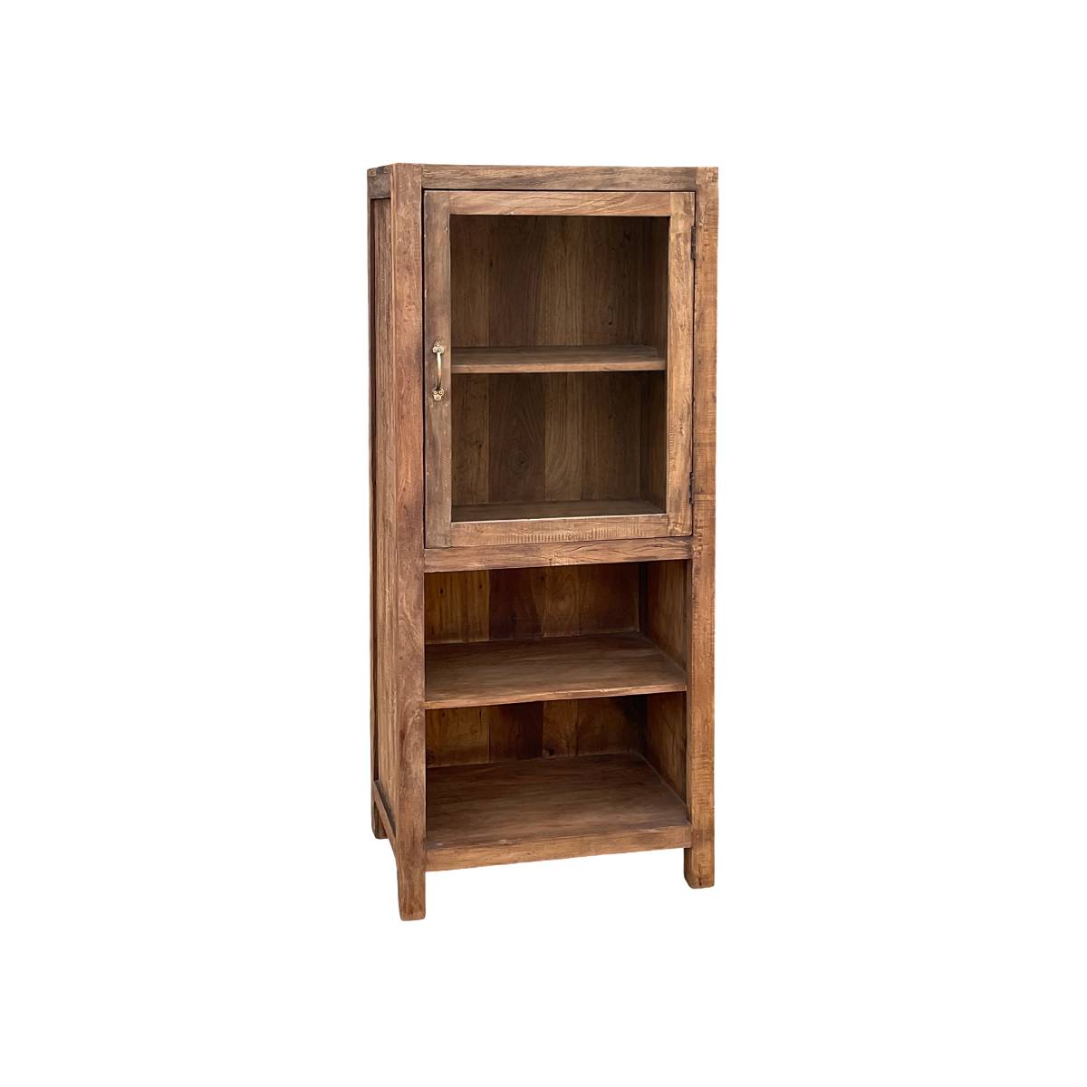 Colonne en bois recyclé INDRA bois foncé, MADE IN MEUBLES