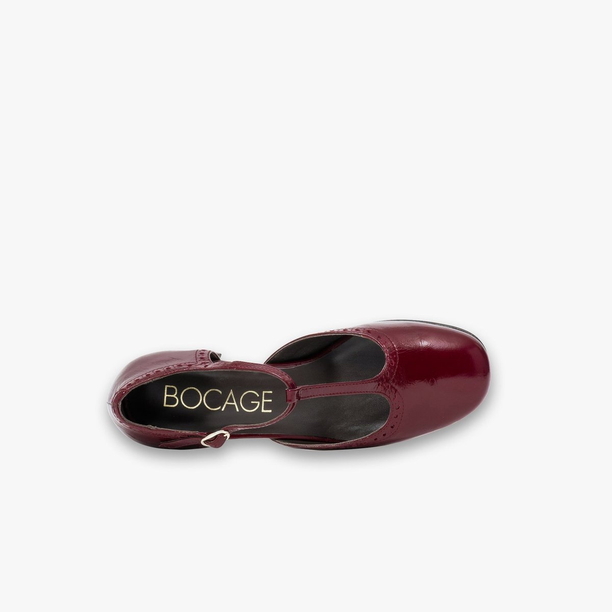 Escarpin en cuir ISADORE rouge cerise, BOCAGE