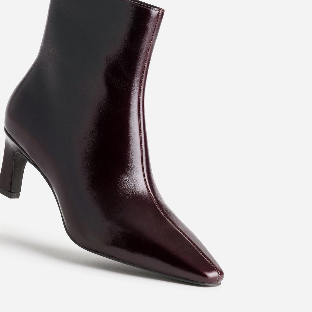 Boots À Talon en cuir NINA chocolat, ERAM
