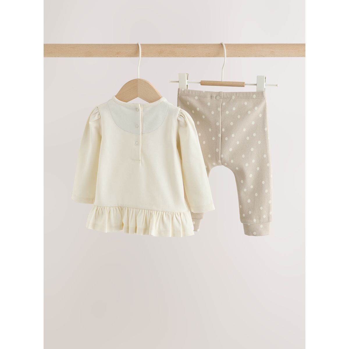 Ensemble bébé haut et legging, 2 pièces lapin écru, NEXT