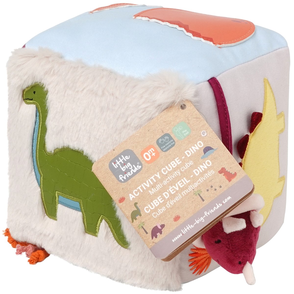 Cube d'éveil Les Amis Dinos multicolore, LITTLE BIG FRIENDS