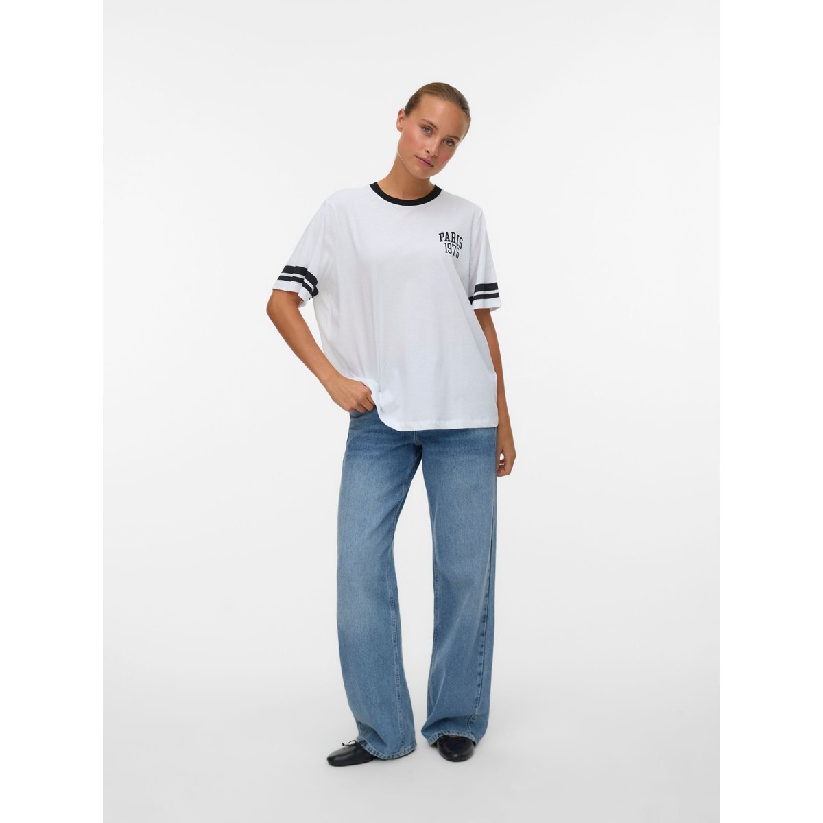 T-Shirt bright white 1, VERO MODA