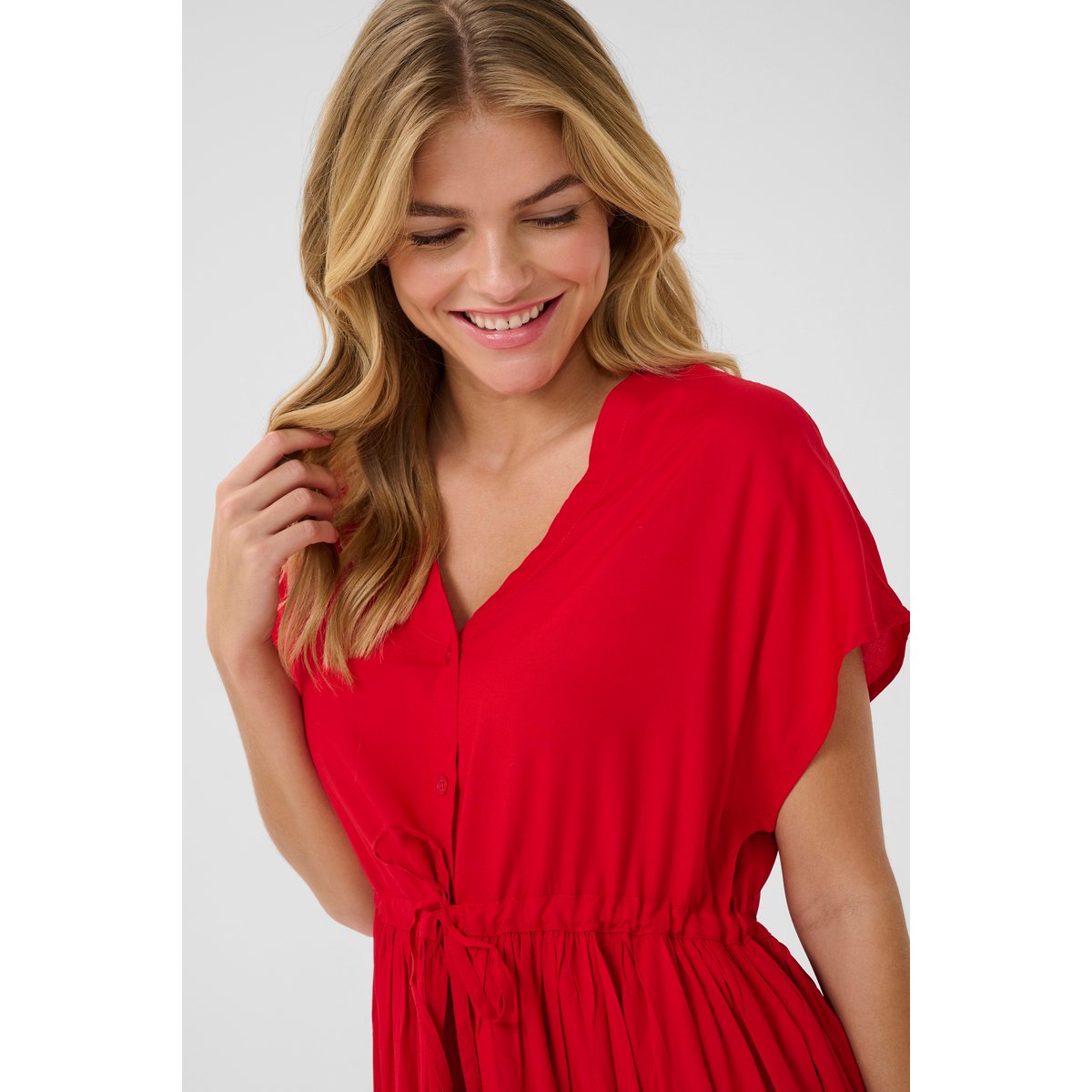 Dress rouge high risk red, CREAM