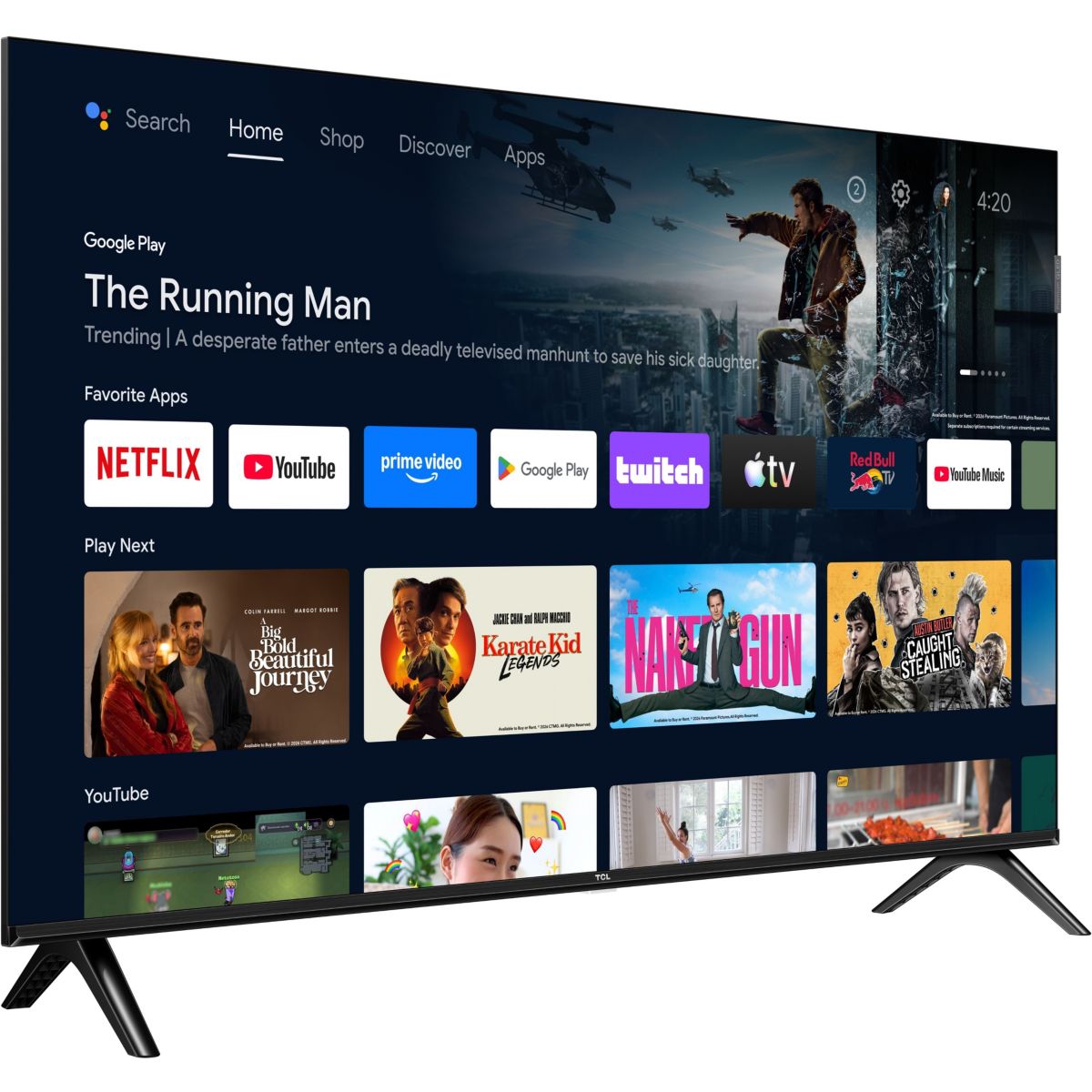 TV QLED 40S5L (2026) 40" (102 cm) noir, TCL