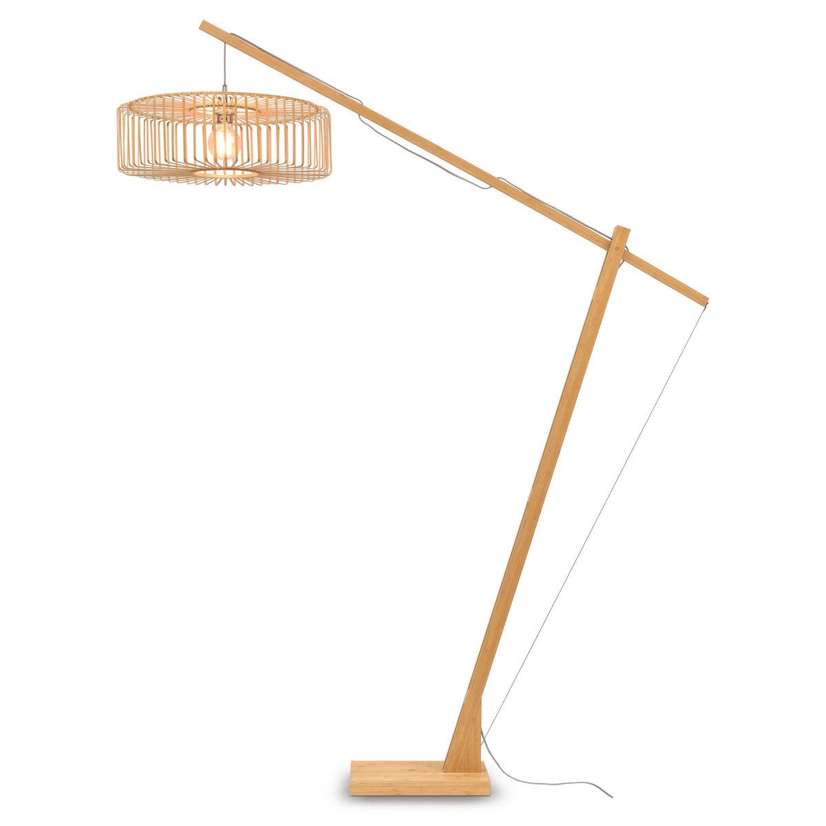 Lampadaire Bambou BROMO naturel, GOOD & MOJO