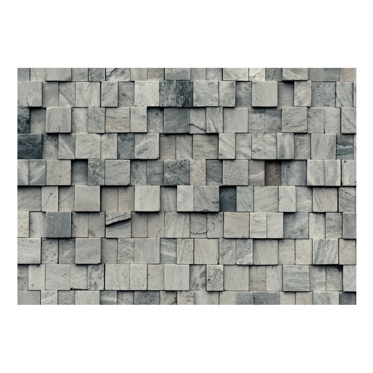 Papier peint intissé panoramique Magic of the Stone gris / argent, EDEN