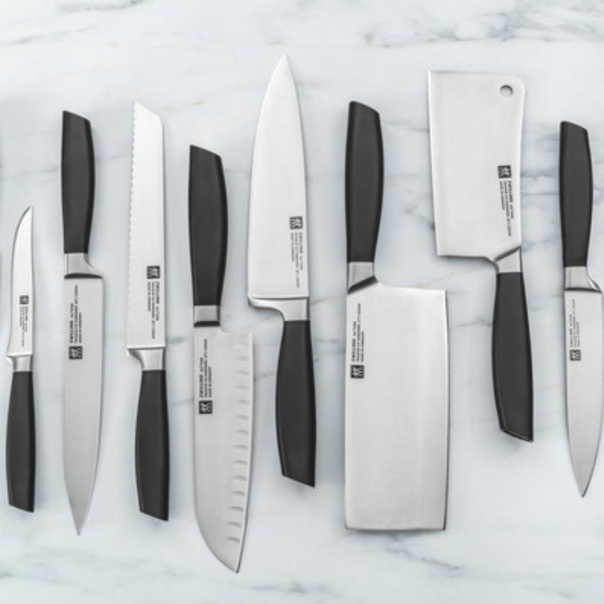 7-pcs, Bloc de couteaux couleur unique, ZWILLING