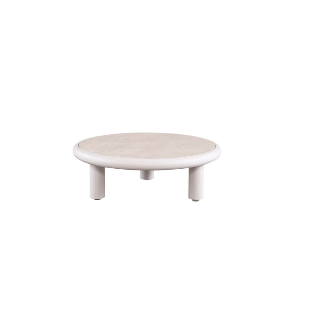 Salon de jardin en aluminium et teck, SANKA beige, AU JARDIN DE CHLOÉ