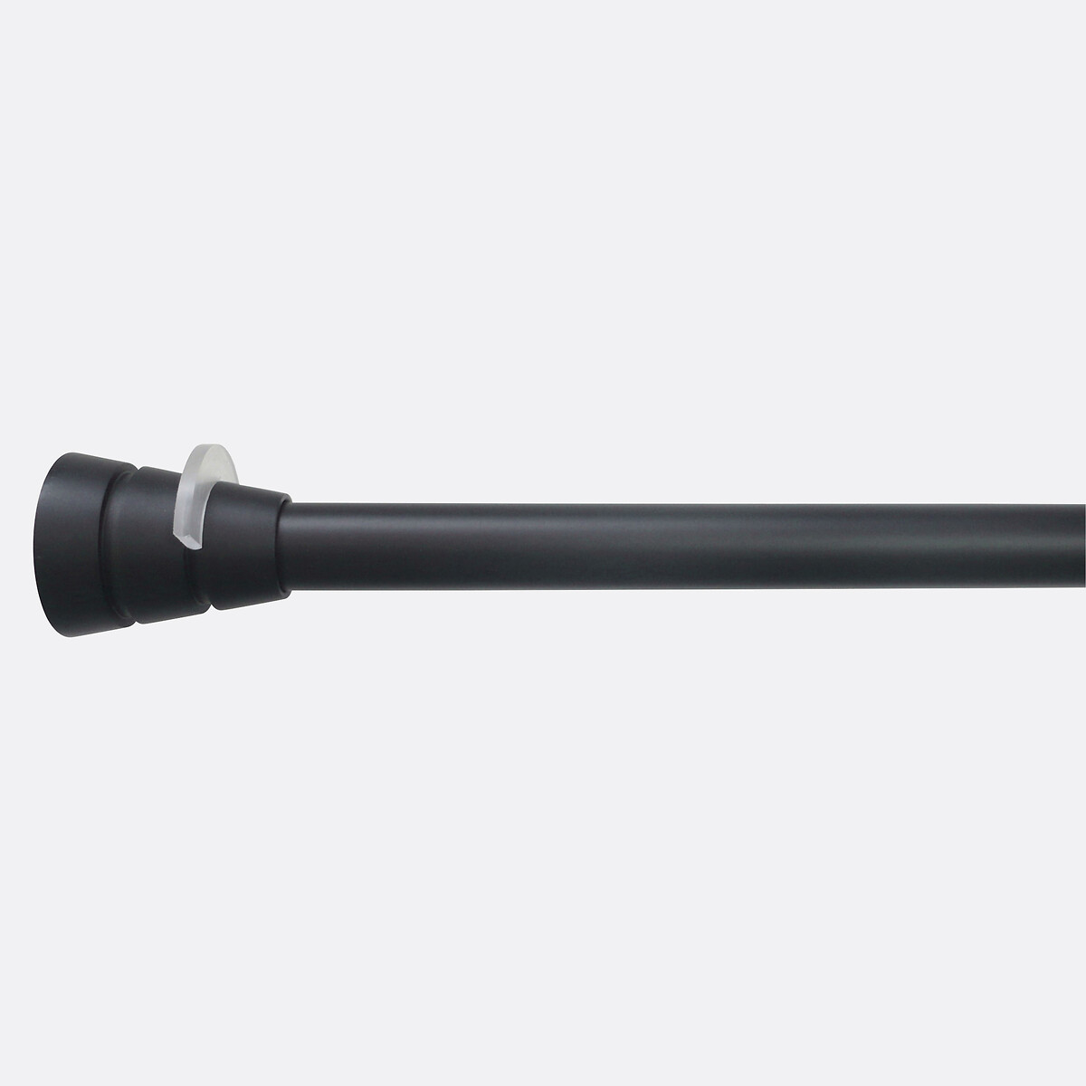 Barra de cortina extensible a presión, 80/125 cm negro mate, CESSOT DECORATION