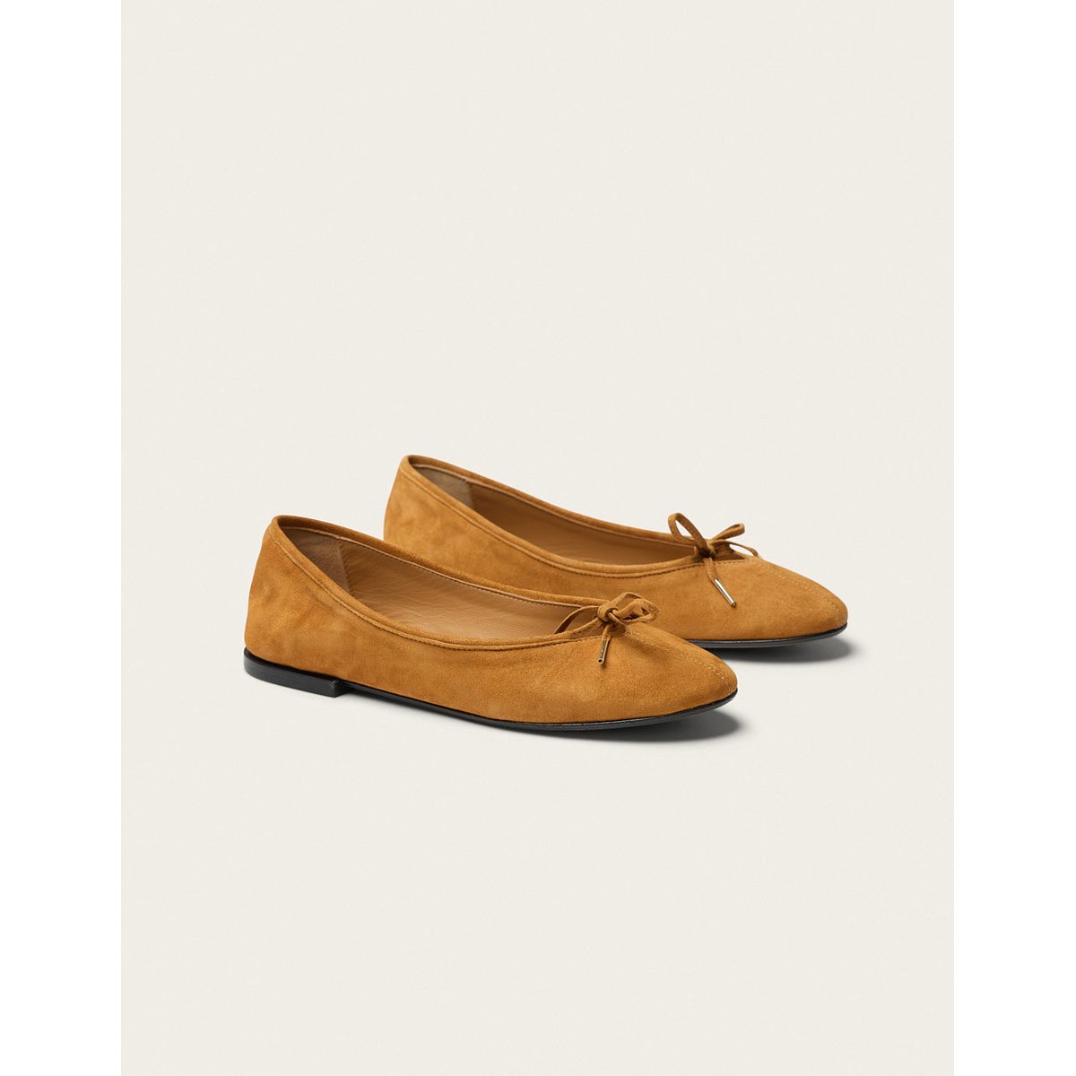 Ballerines PALEA suède ambre, ODAJE