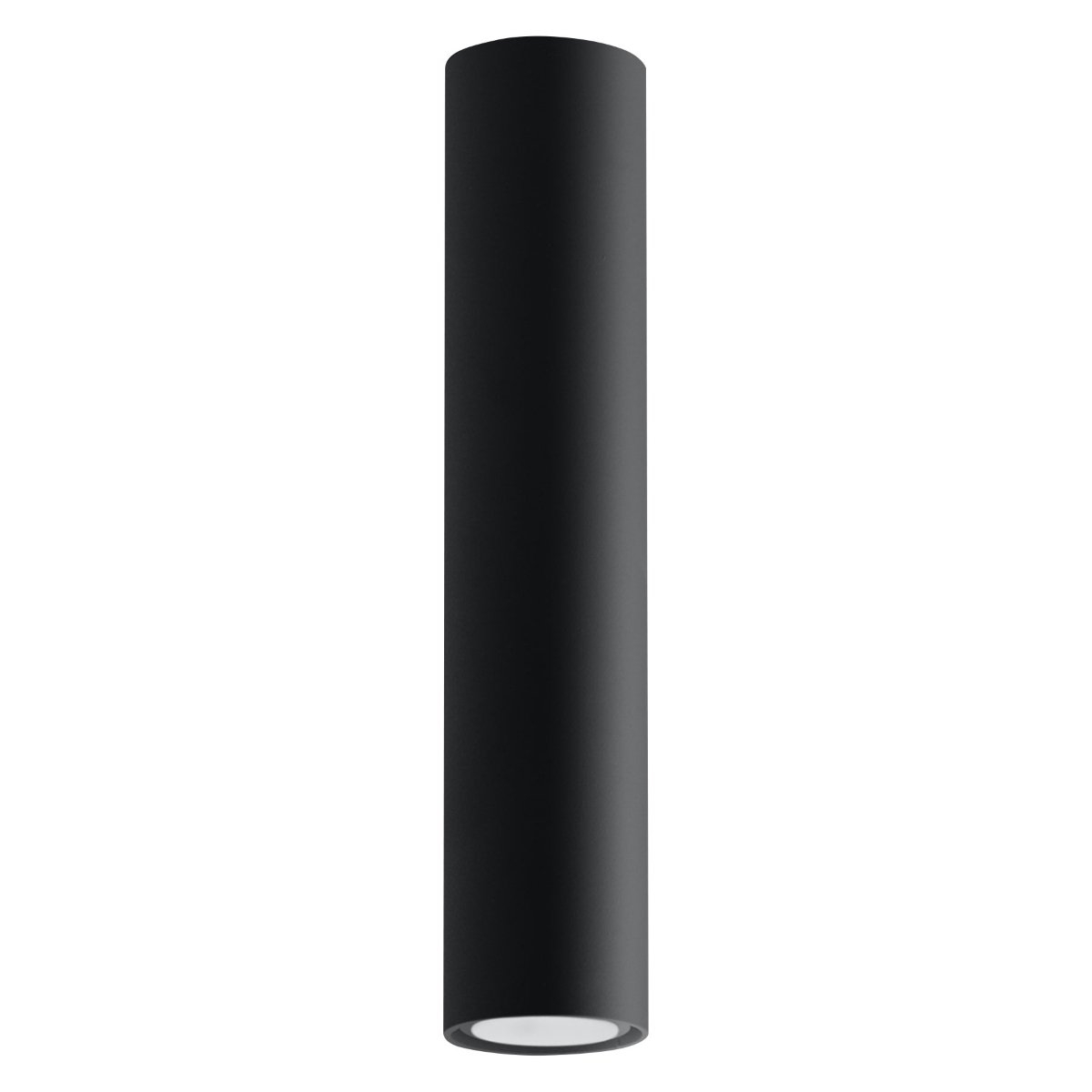 Plafonnier Acier Noir GU10 1 Lagos 30 noir, EDEN