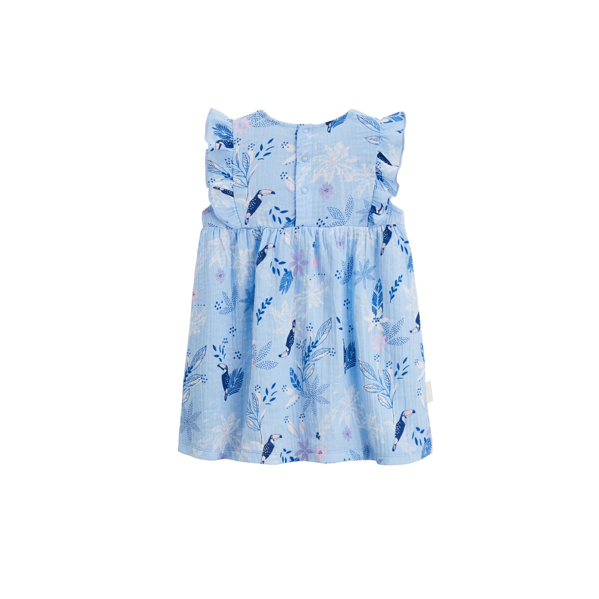 Robe bébé BELLA CHICA bleu, PETIT BEGUIN
