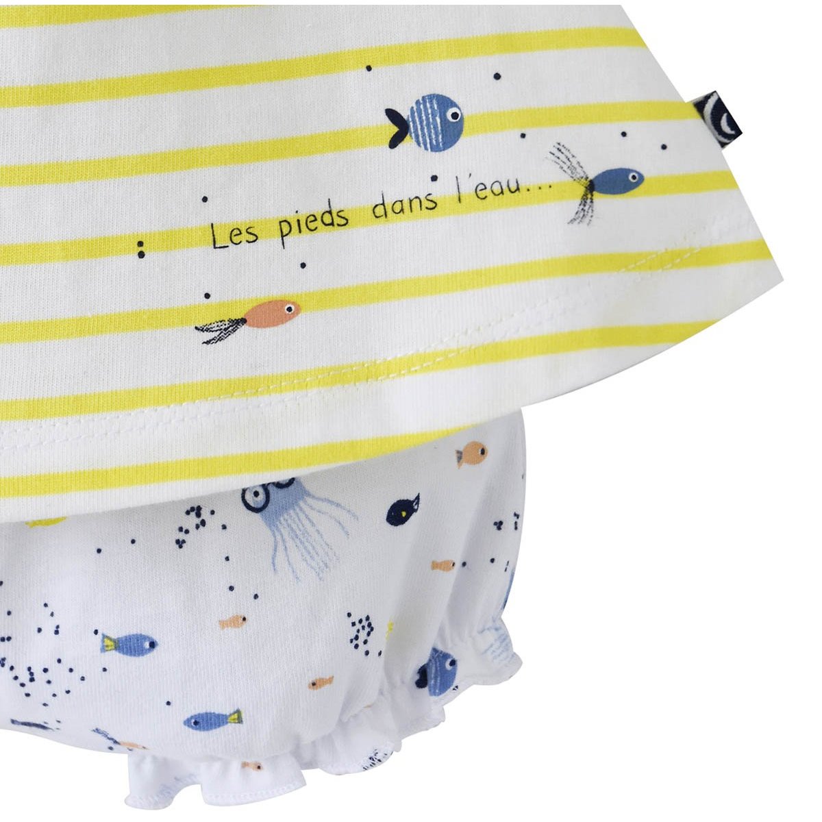Robe bloomer anna blanc, SUCRE D'ORGE