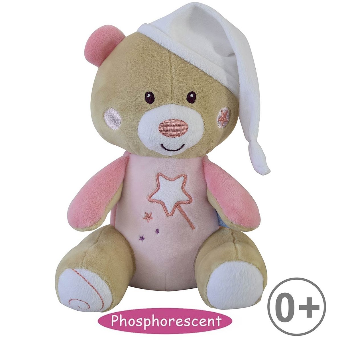 Doudou magidoux ours rose, SUCRE D'ORGE