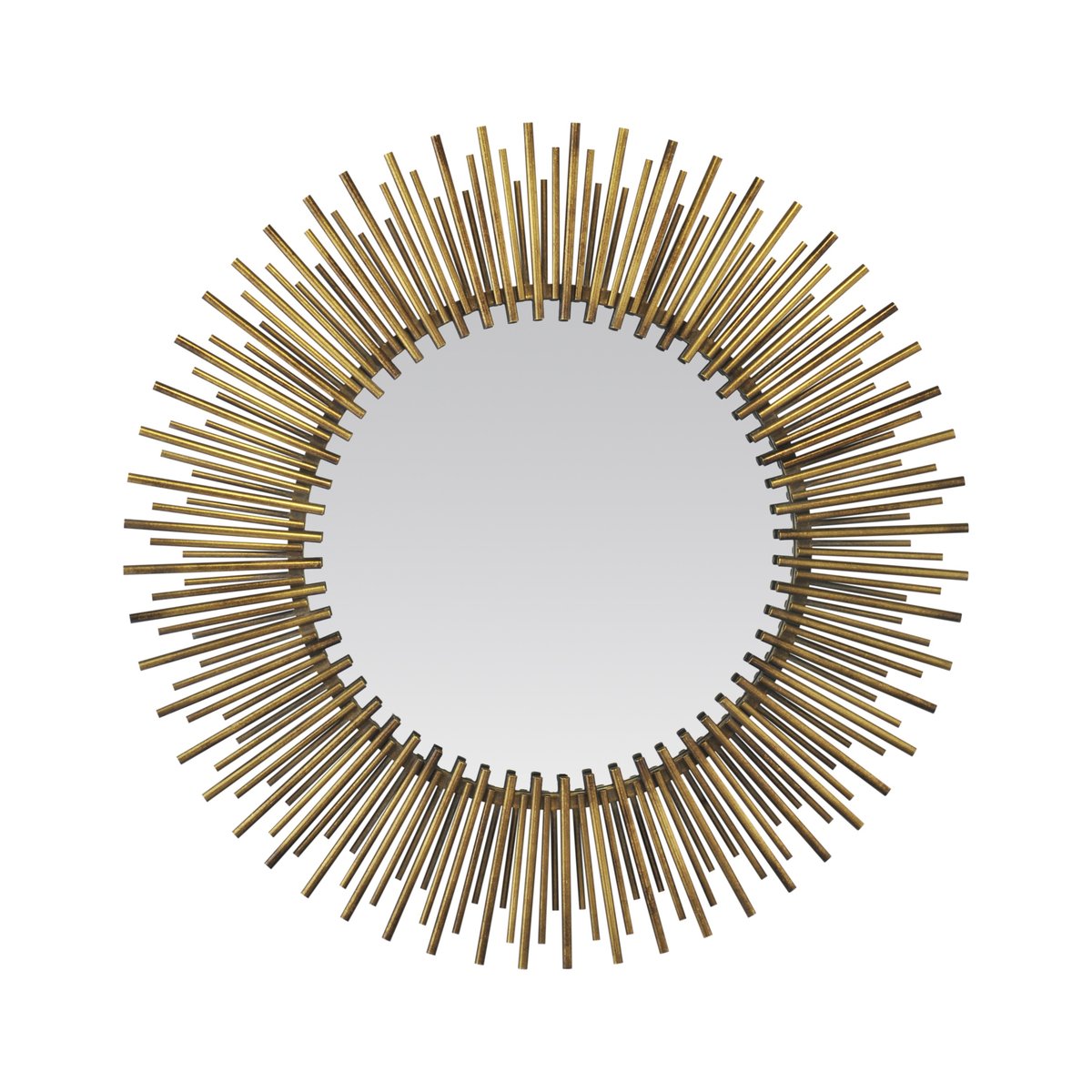 Miroir soleil métal 80cm or, EMDE