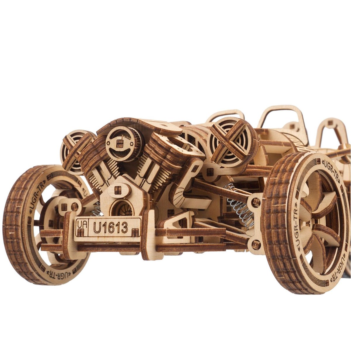 Puzzle 3D UGR-S véhicule à 3 roues beige, UGEARS
