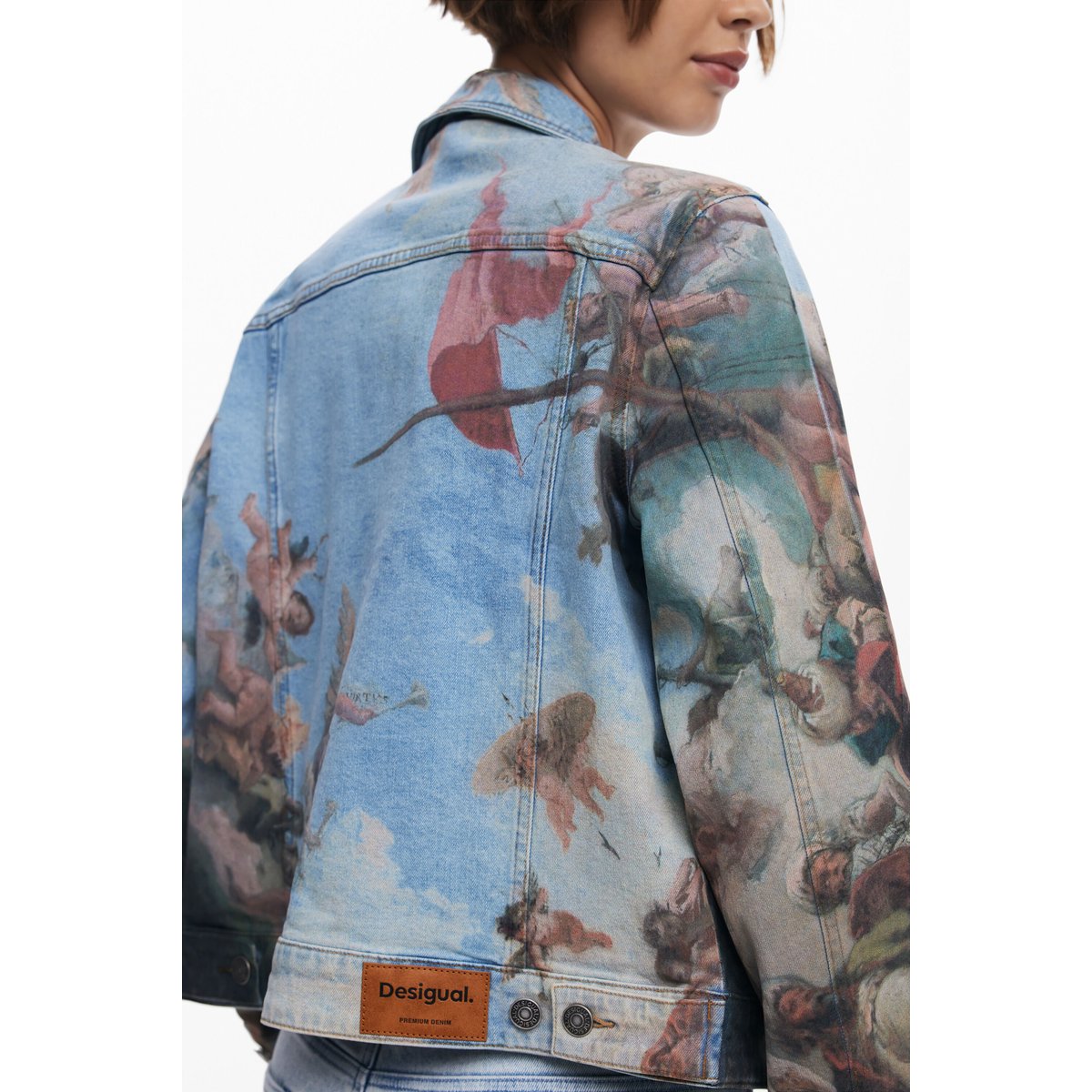 Veste en jean fraîche bleu clair, DESIGUAL