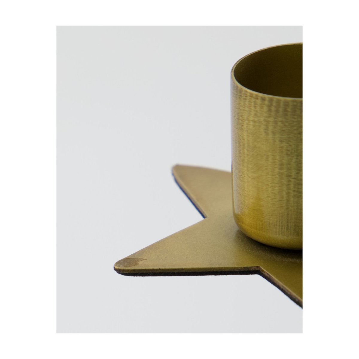 Bougeoir Stage lot de 6 laiton, HOUSE DOCTOR