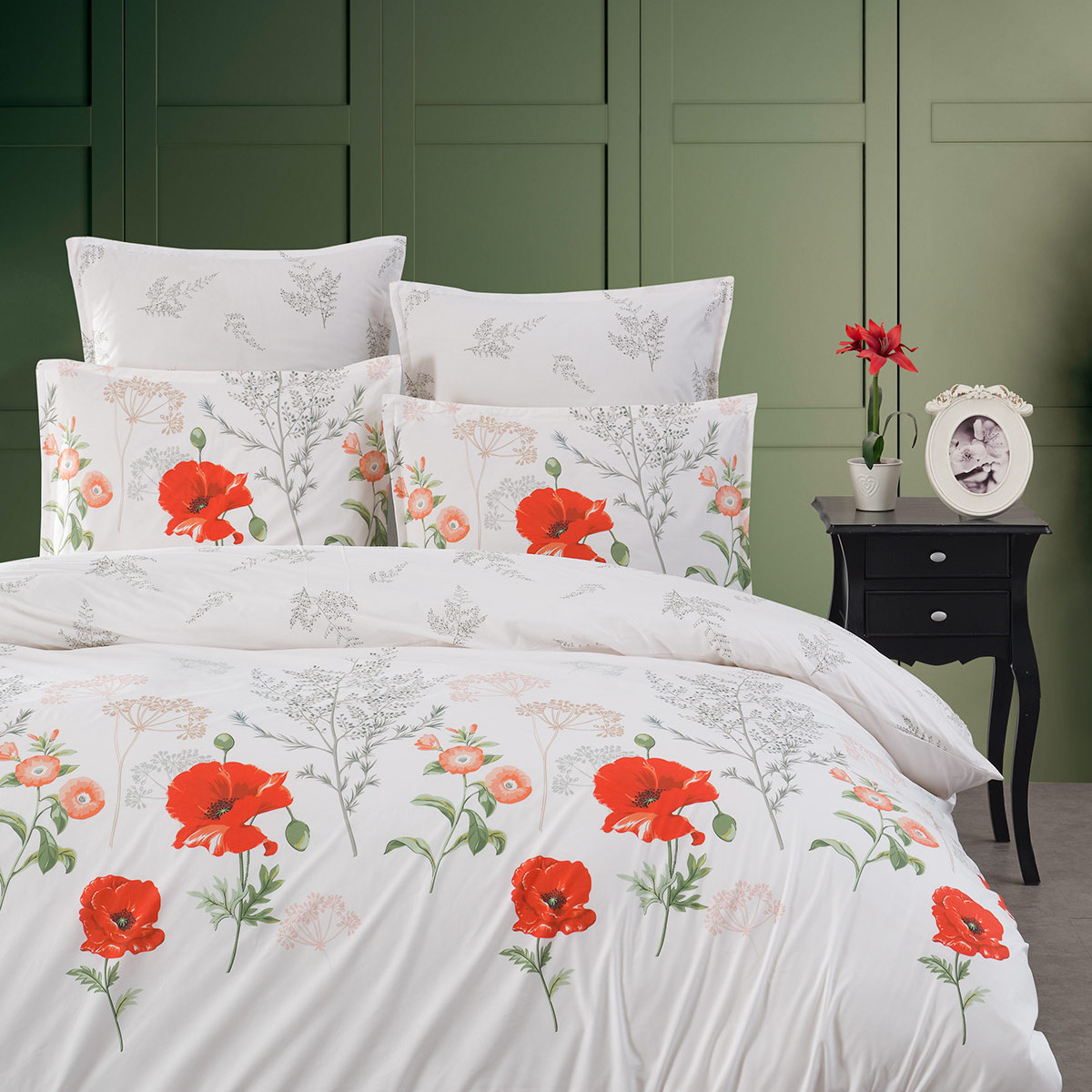 Peignoir brodé col châle 420 g/m² AURORE blanc, SENSEI MAISON