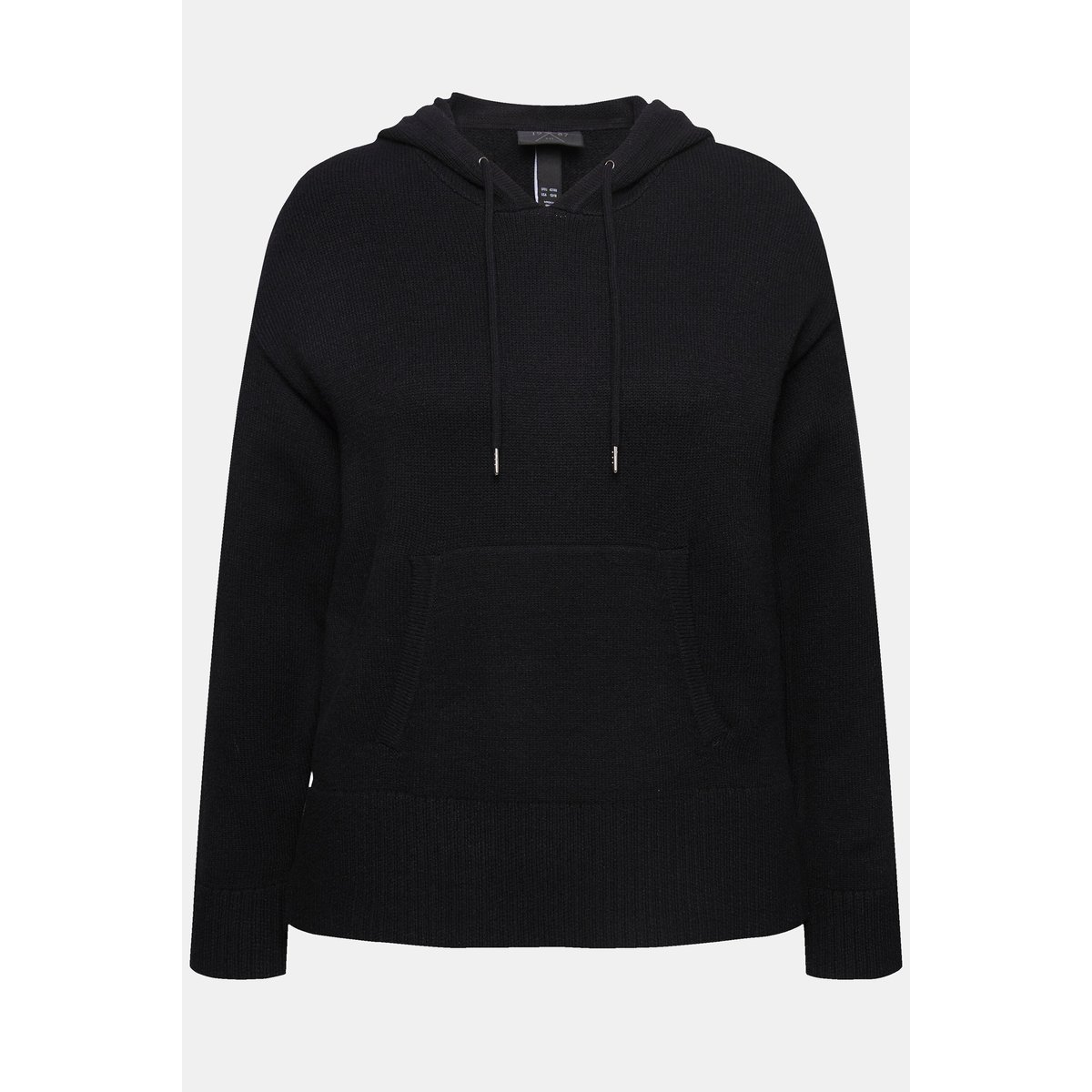 Sweat-shirt à capuche oversize noir, ULLA POPKEN