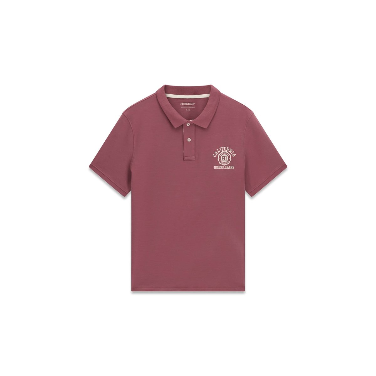 Polo Avec Logo rouge foncé, GUESS
