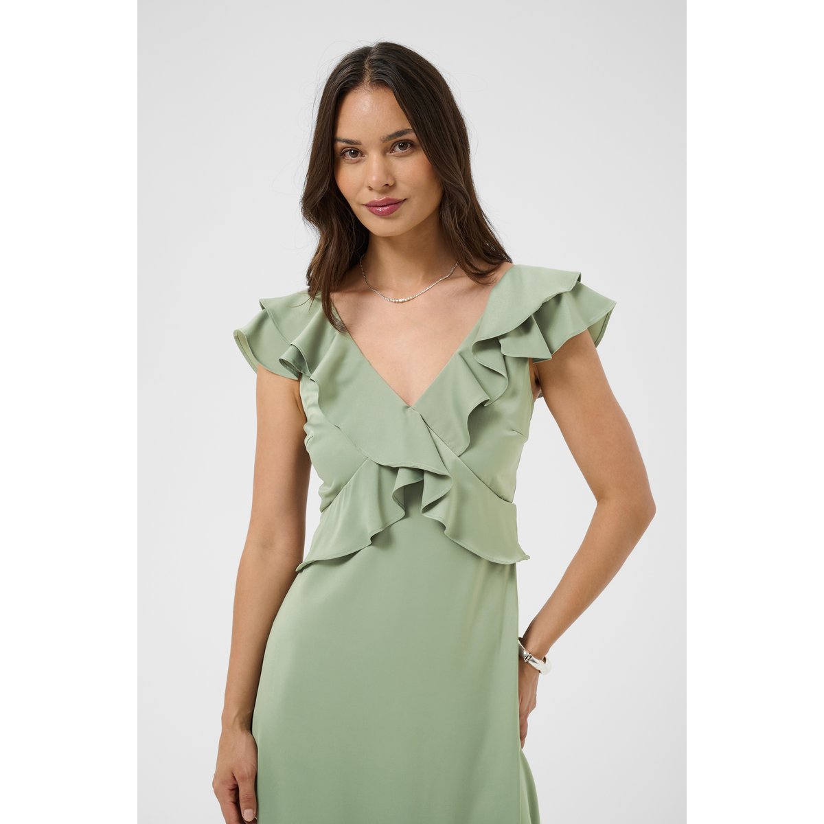 Robe vert sea spray, KAFFE