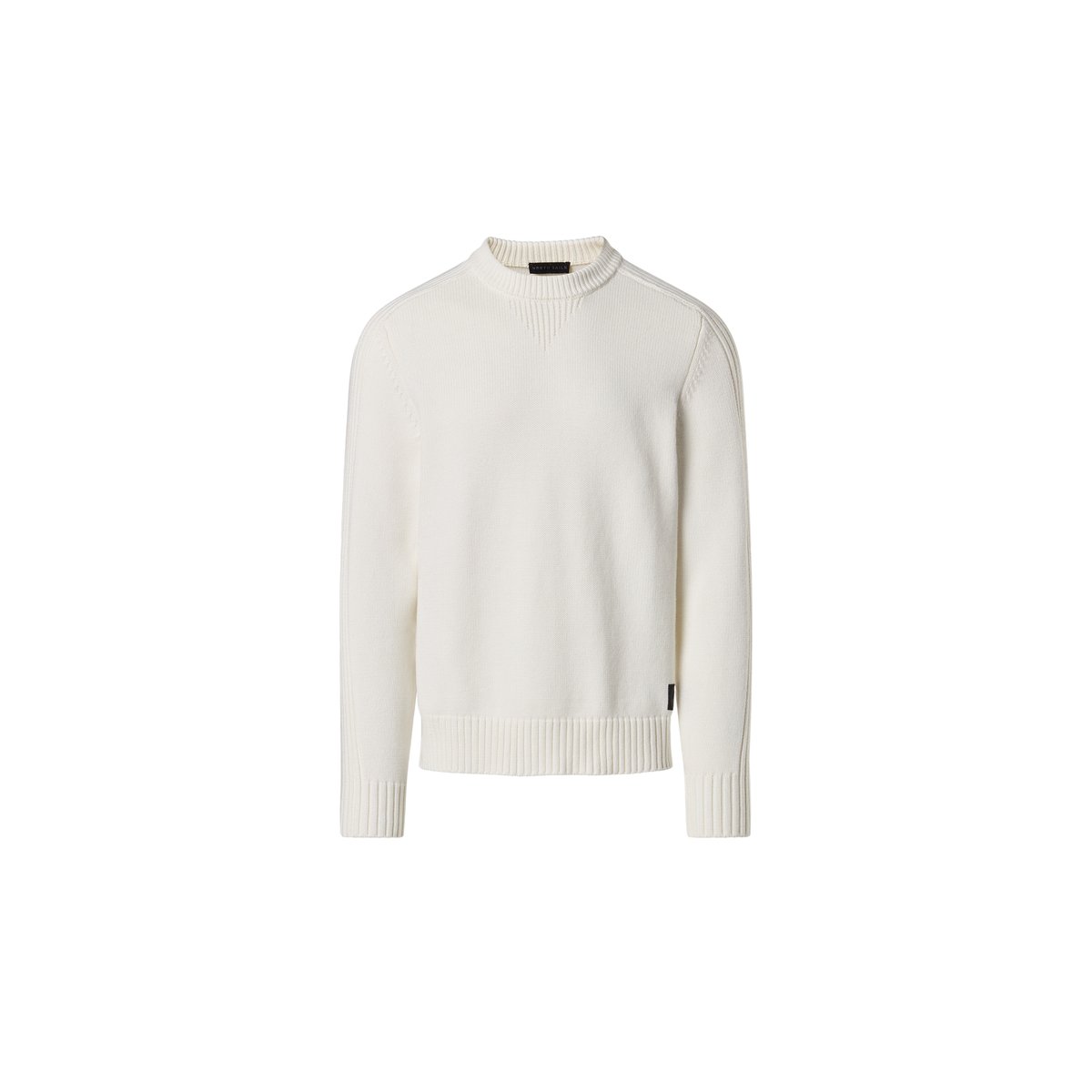Pull à col rond avec côtes blanc, NORTH SAILS