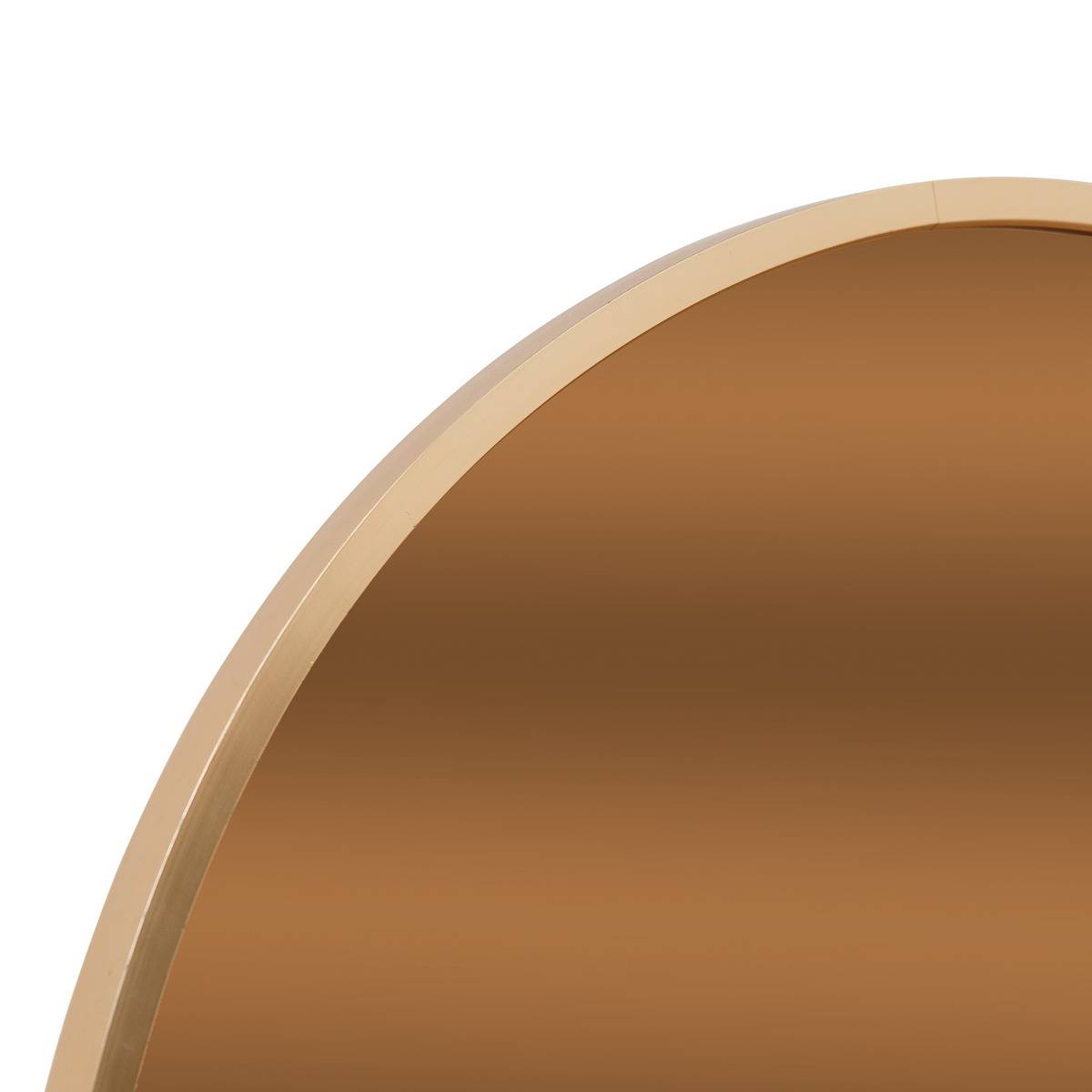 Miroir rond D50cm ALICE dore, ATMOSPHERA