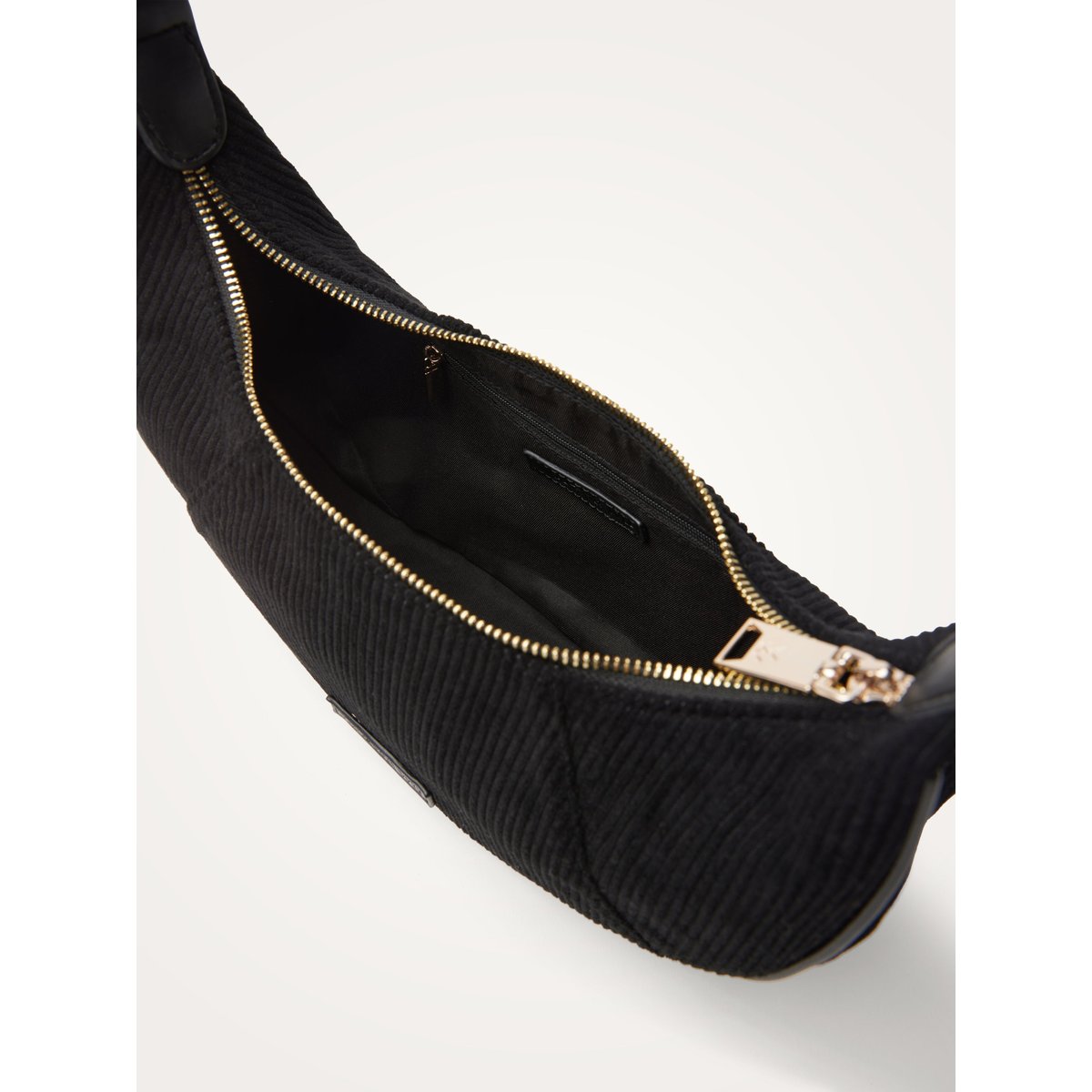 Sac banane demi lune CARO noir, VANESSA WU