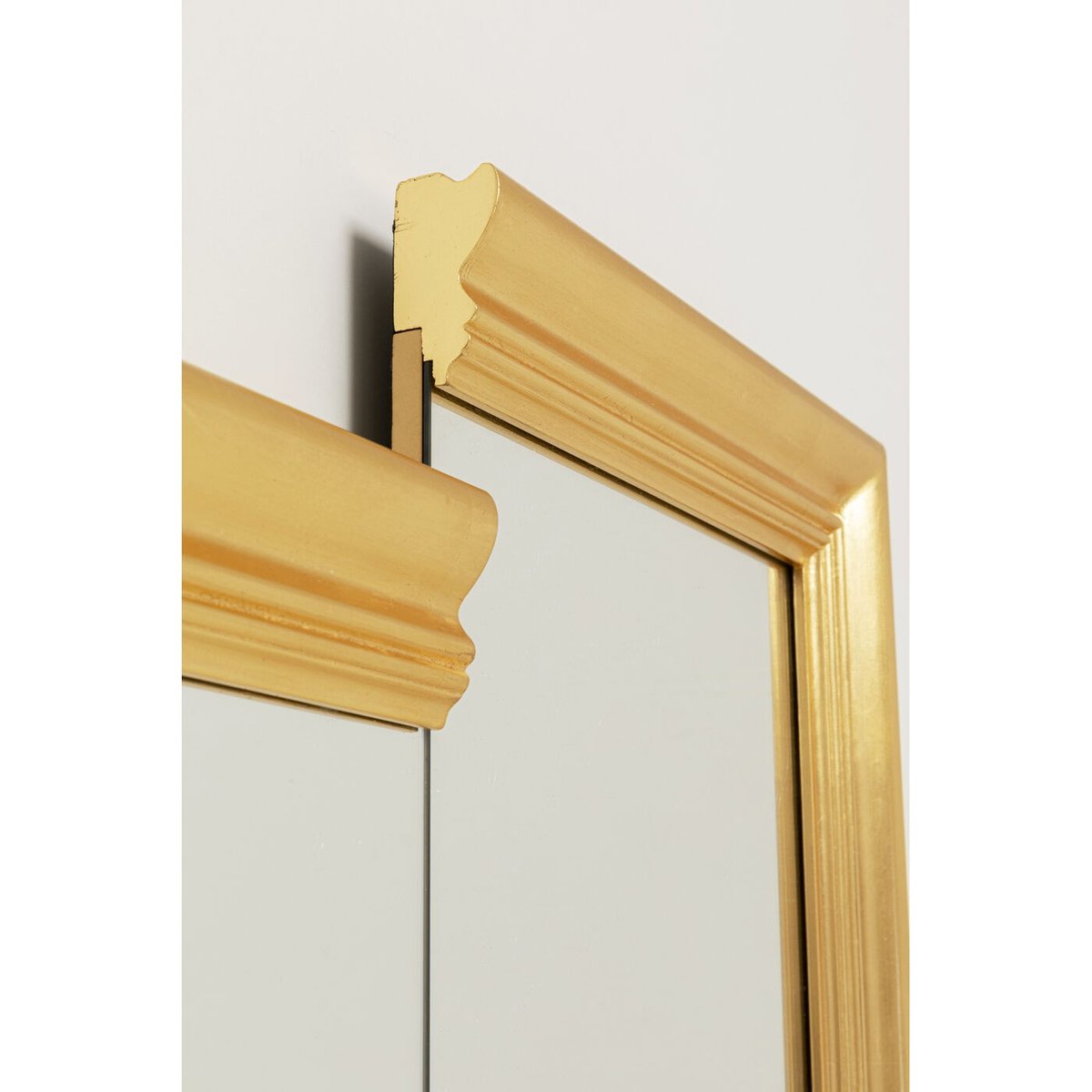 Miroir rectangulaire découpé, DOUBLE VISION or, KARE DESIGN
