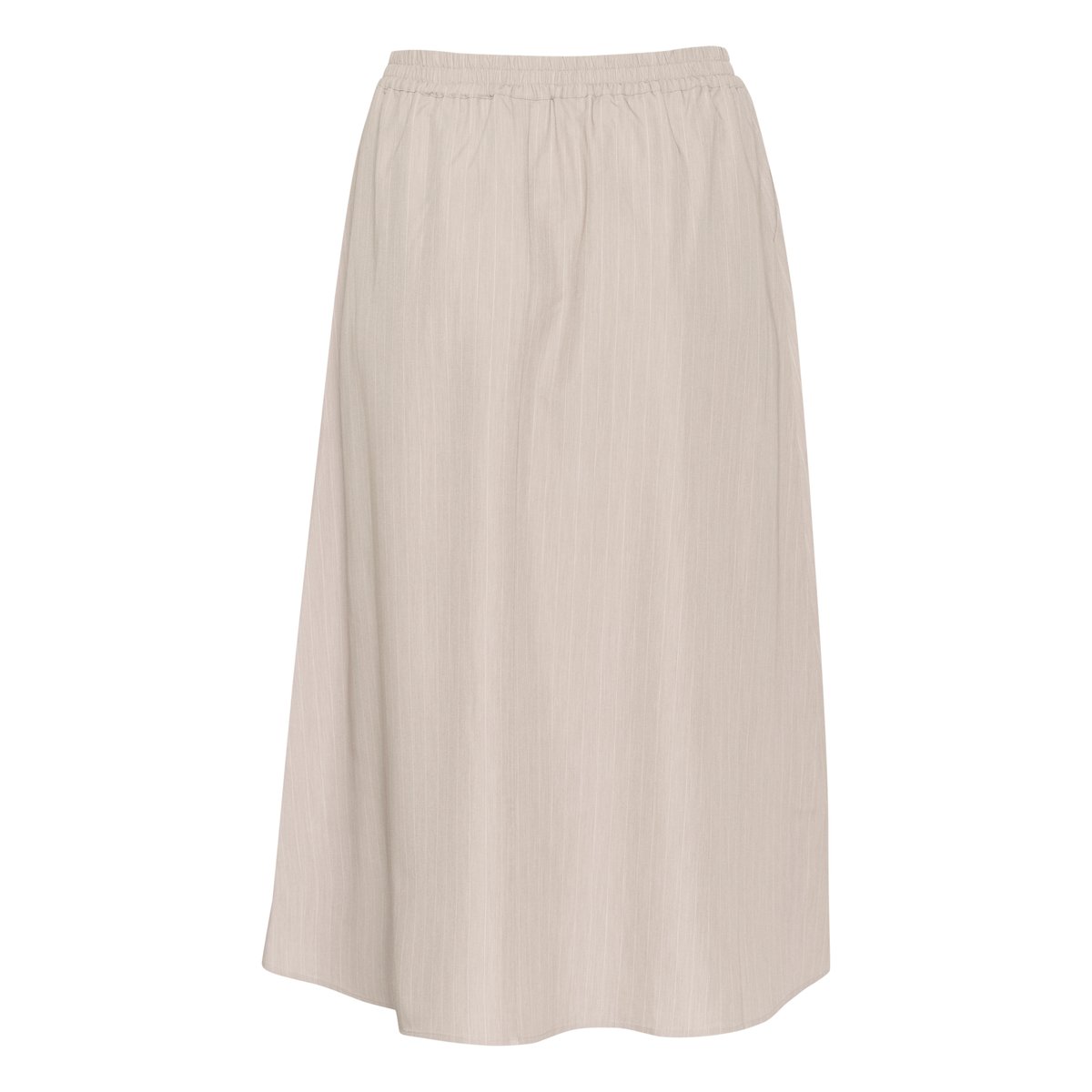 Skirt imprimé feather gray melange pinstripe, KAFFE CURVE