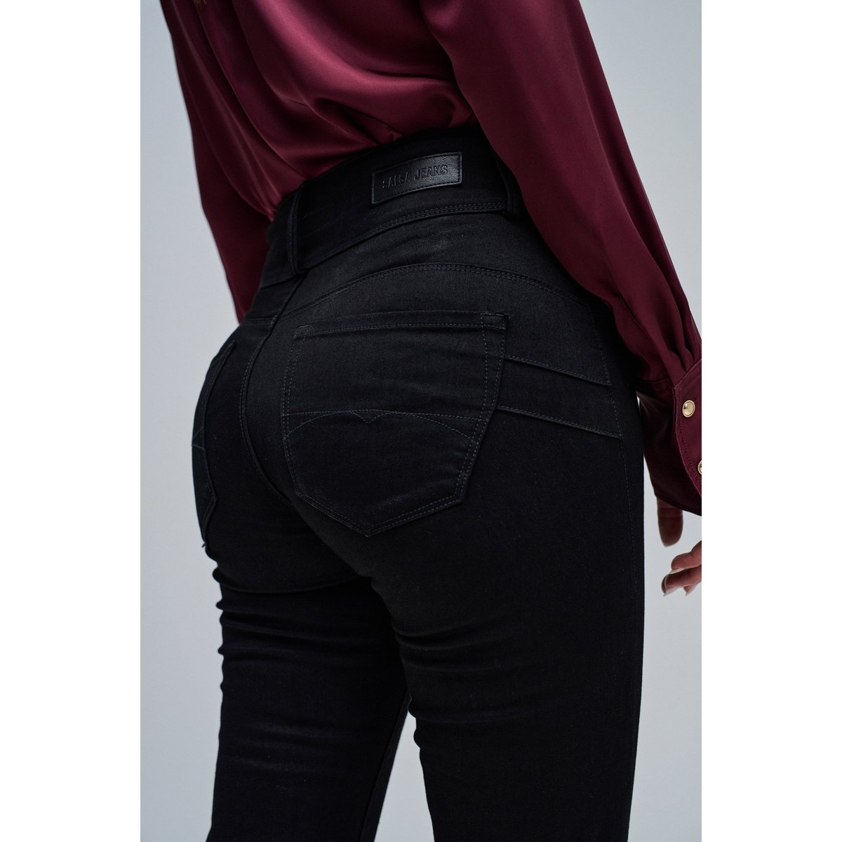 SECRET SILHOUETTE PUSH IN BOOTCUT noir, SALSA JEANS