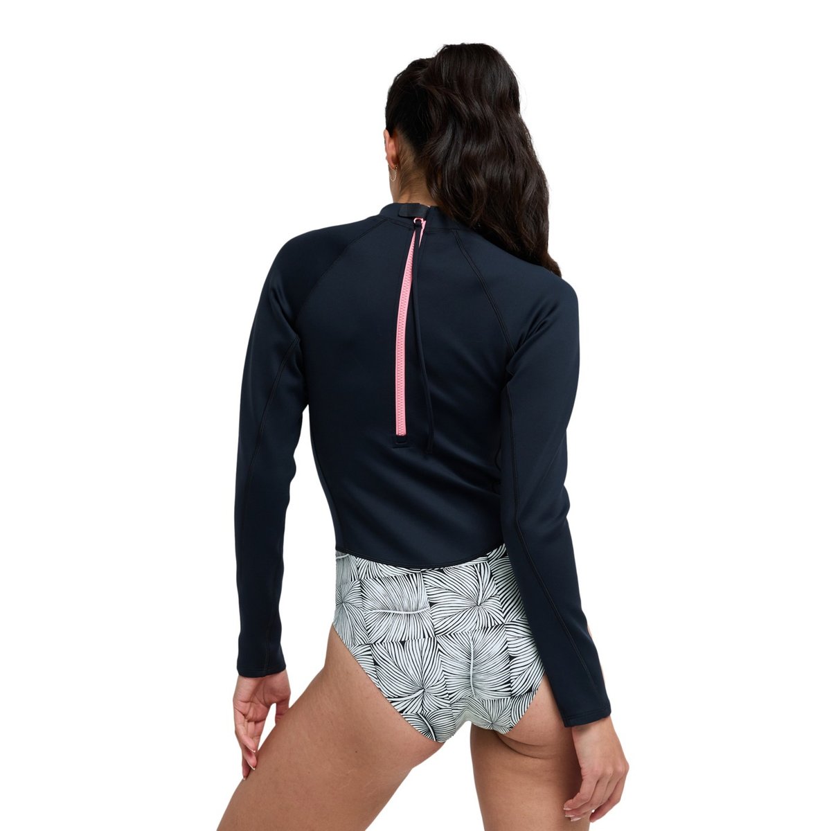 Maillot une pièce manches longues PRO SURF. noir anthracite popiscus, ROXY