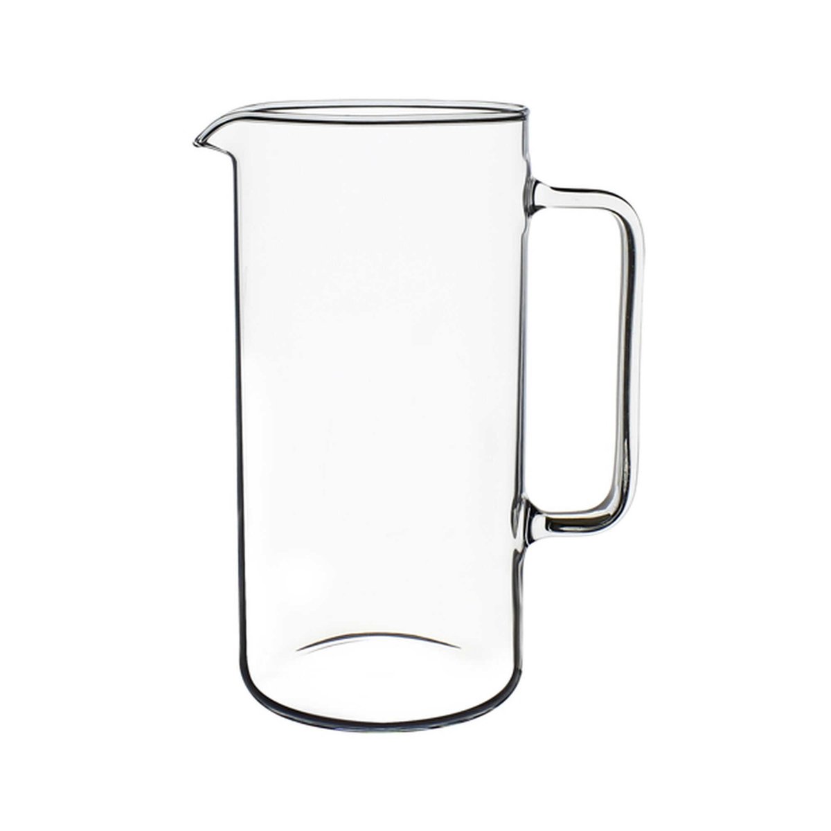Pichet en verre avec anse 1L transparent, NOVASTYL