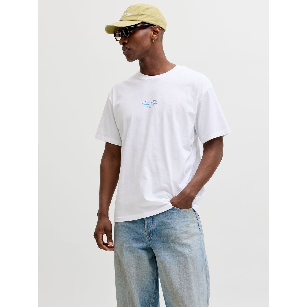 T-Shirt bright white, JACK & JONES