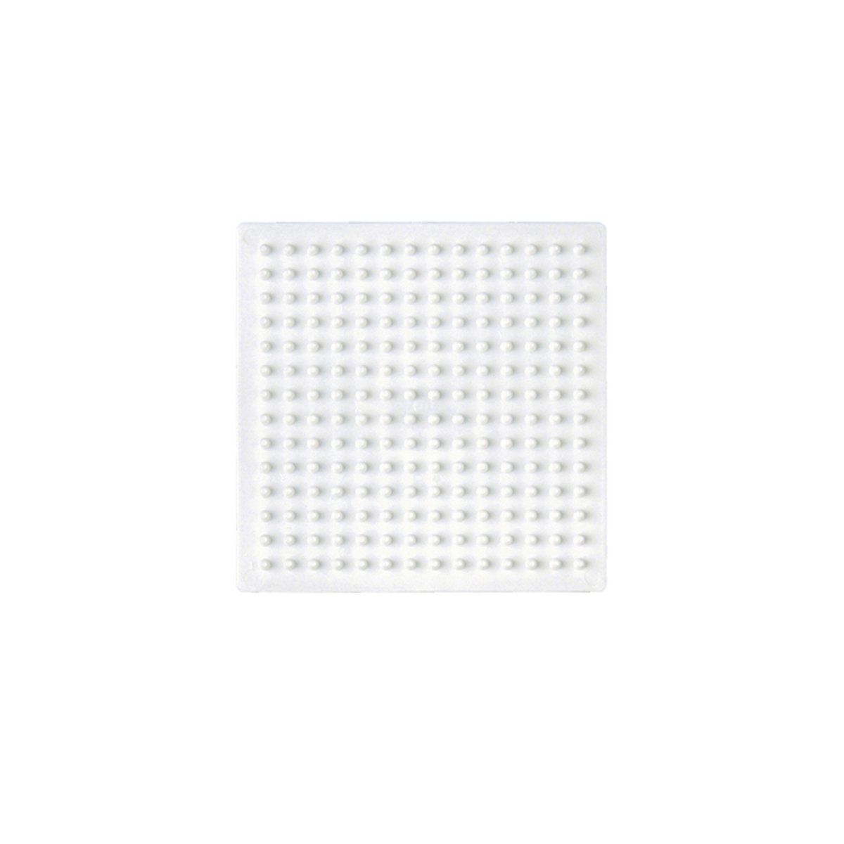 Plaque petit carré perles plastique Midi blanc, HAMA