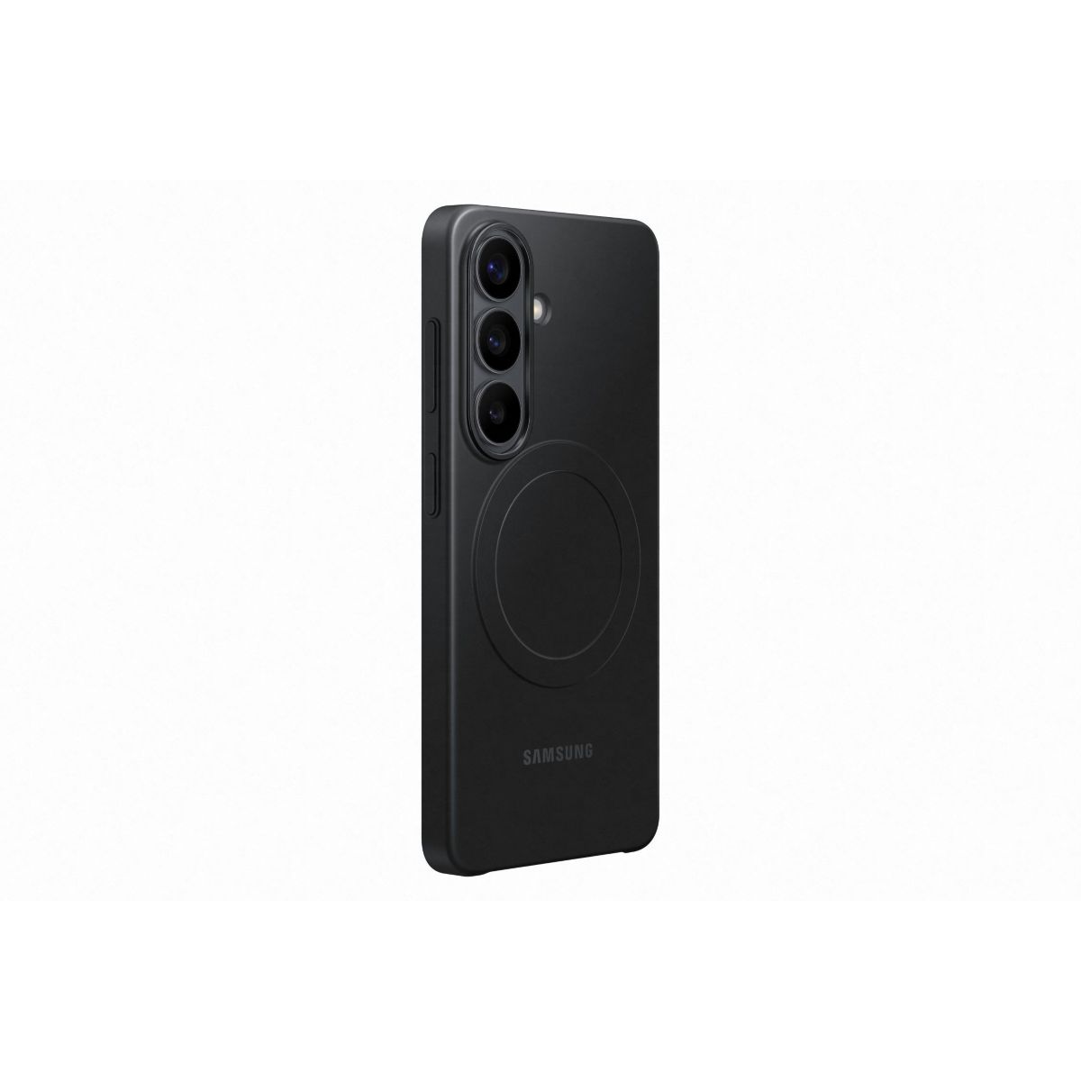 Coque silicone Slim Magnet S26 noir couleur unique, SAMSUNG