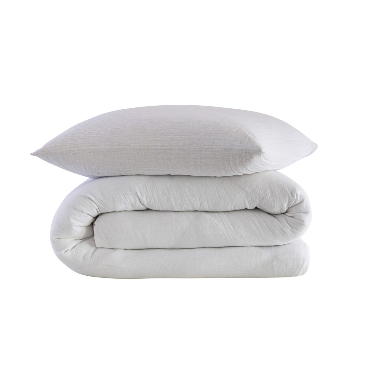 Parure de lit gaze de coton NOA - NOA blanc, TERRE DE NUIT