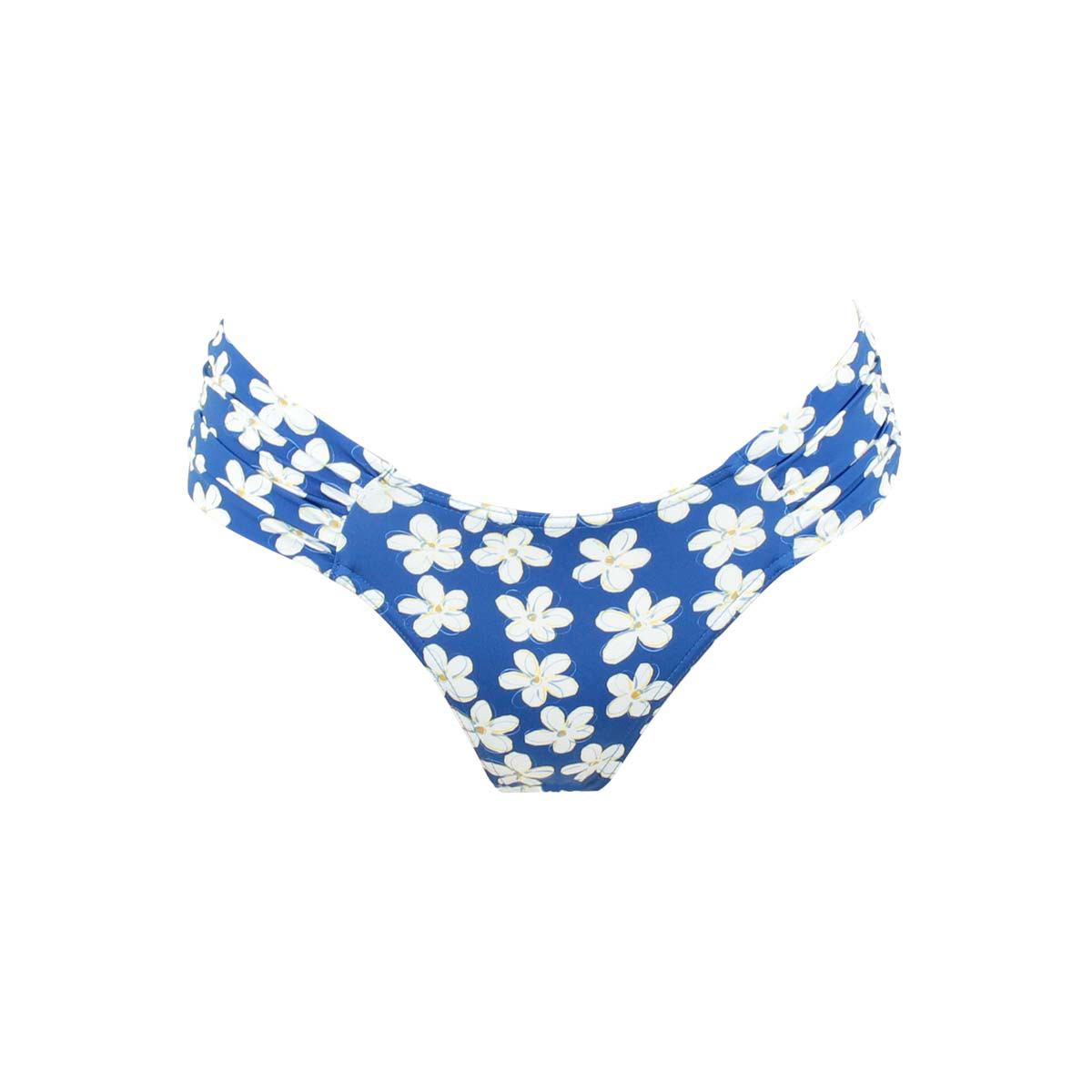Bas de maillot coupe brésilienne NOUMEA bleu, LAURA BY JANINE ROBIN