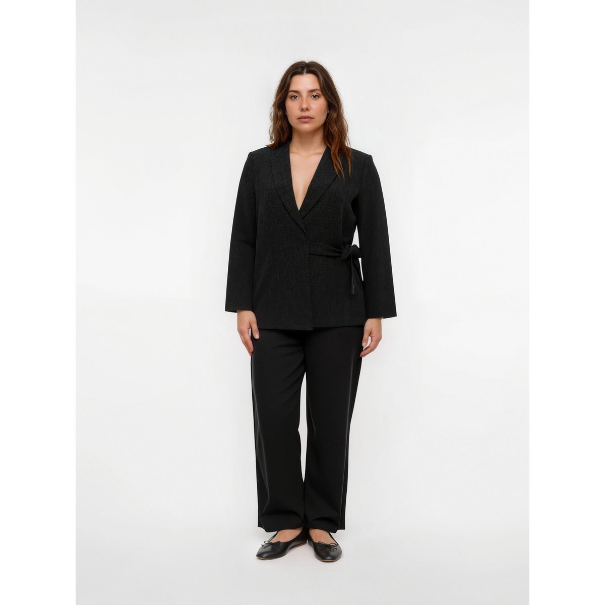 Pantalon De Tailleur dark grey melange, VERO MODA