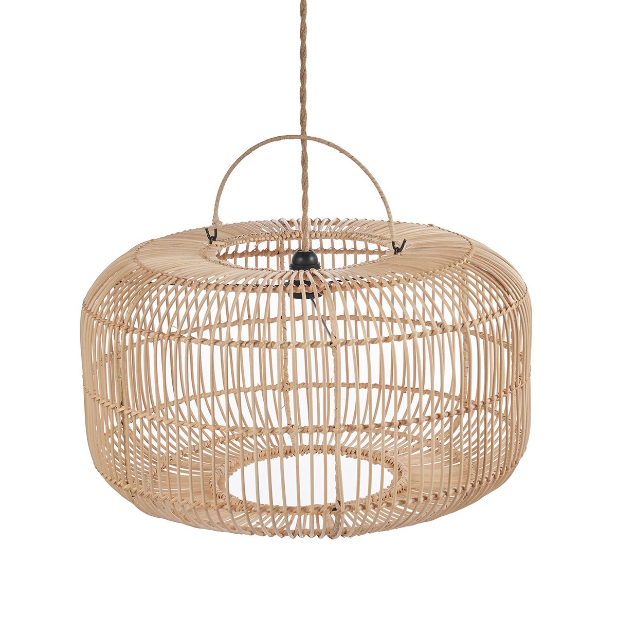 Suspension en rotin ARUN beige, BAZAR BIZAR