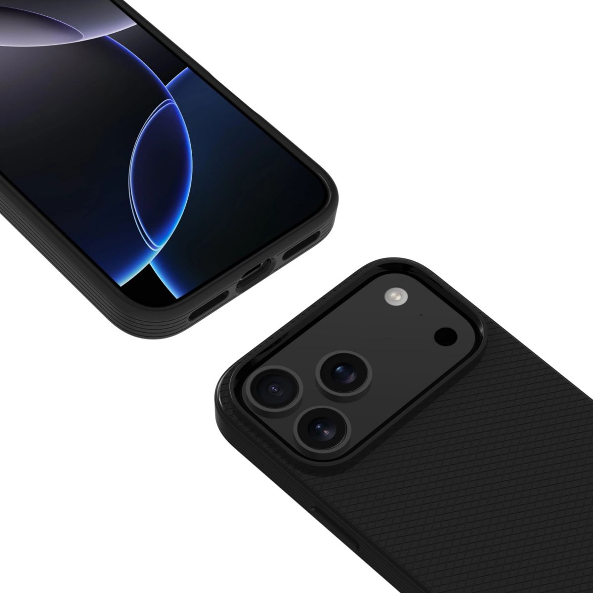 Coque iPhone 17 Pro Max magnétique Noir couleur unique, ADEQWAT