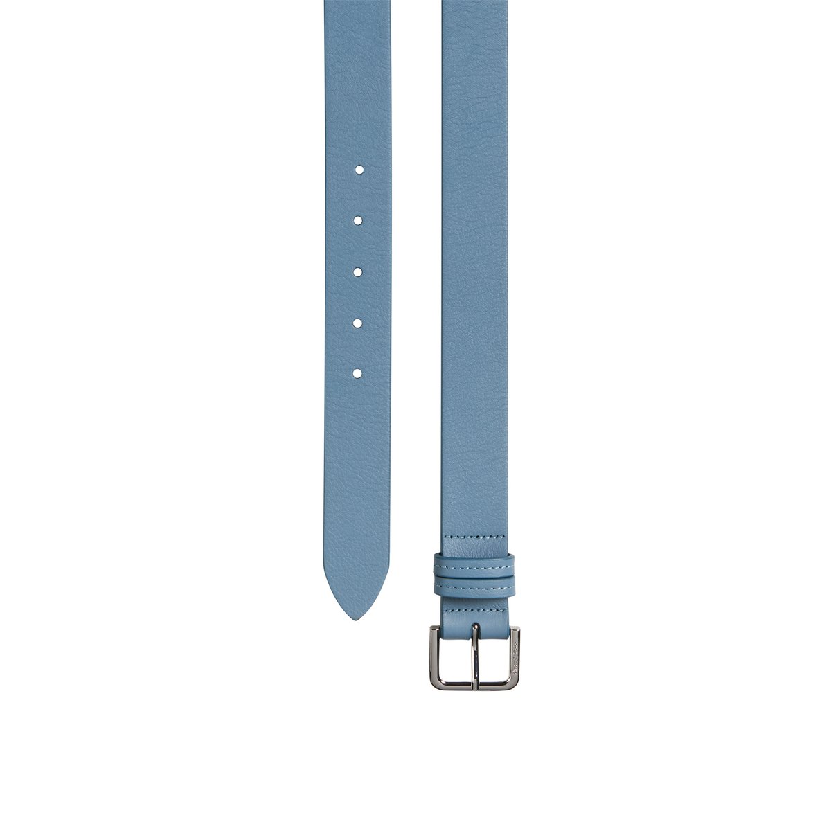 Ceinture modèle Billis en cuir de vachette de qualité supérieure bleu moyen, MARC O'POLO