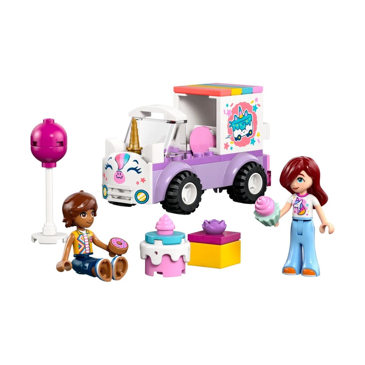 Friends La voiture licorne multicolore, LEGO