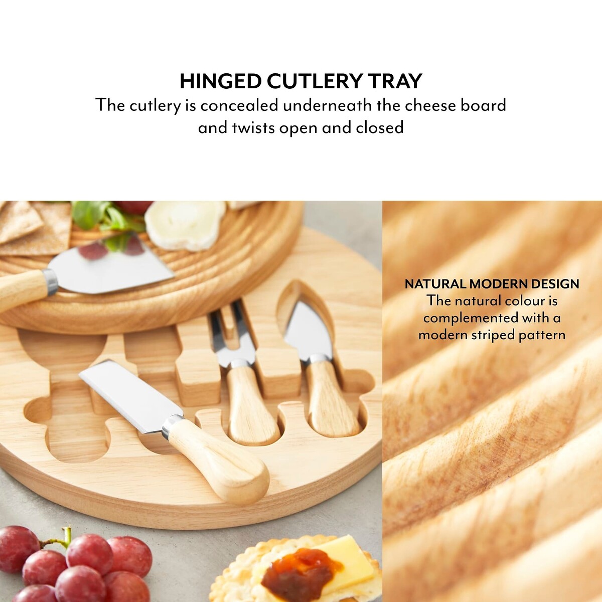 Colour Me Happy Cheeseboard Set brown              , SUR LA TABLE 